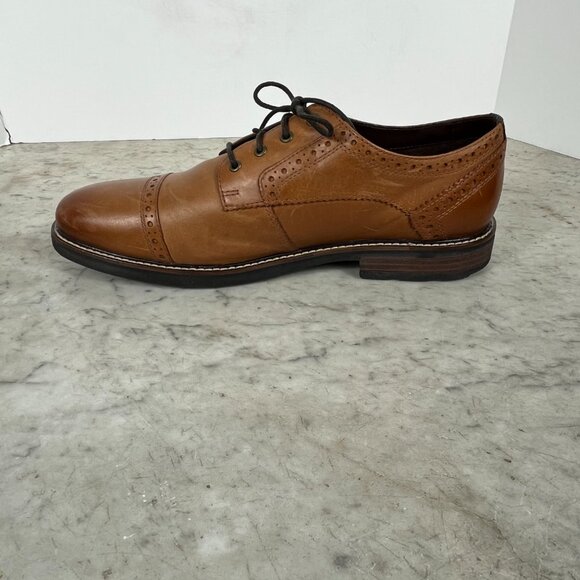 Men\'s Nunn Bush  Cap Toe Oxfords Tan Size 12 main image 10